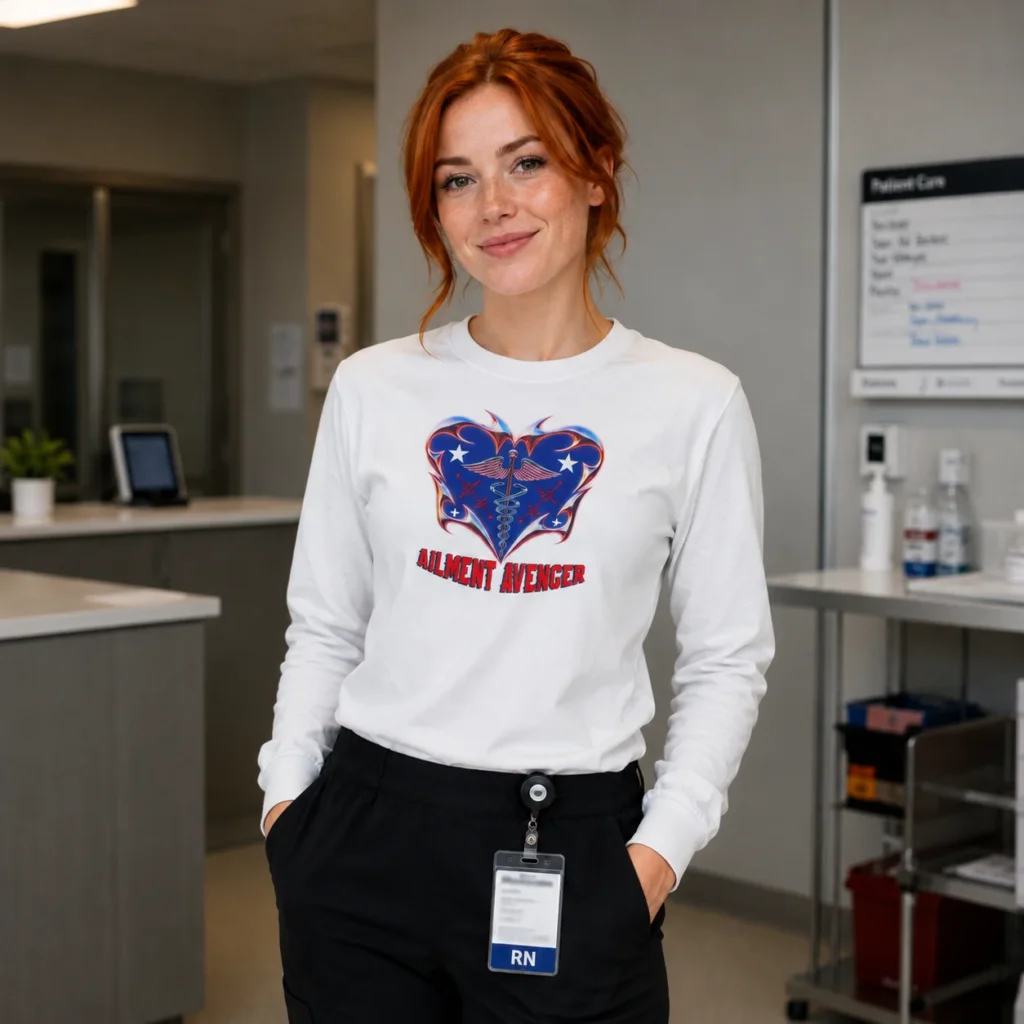 White Long-Sleeve Tee