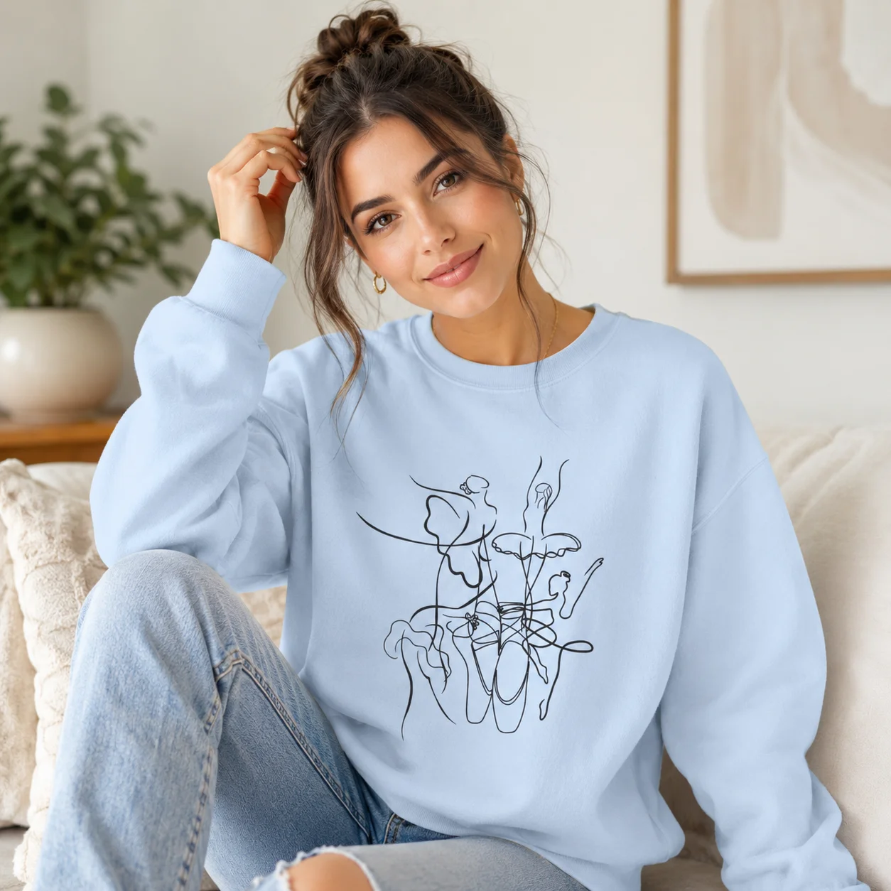 Light Blue Sweatshirt