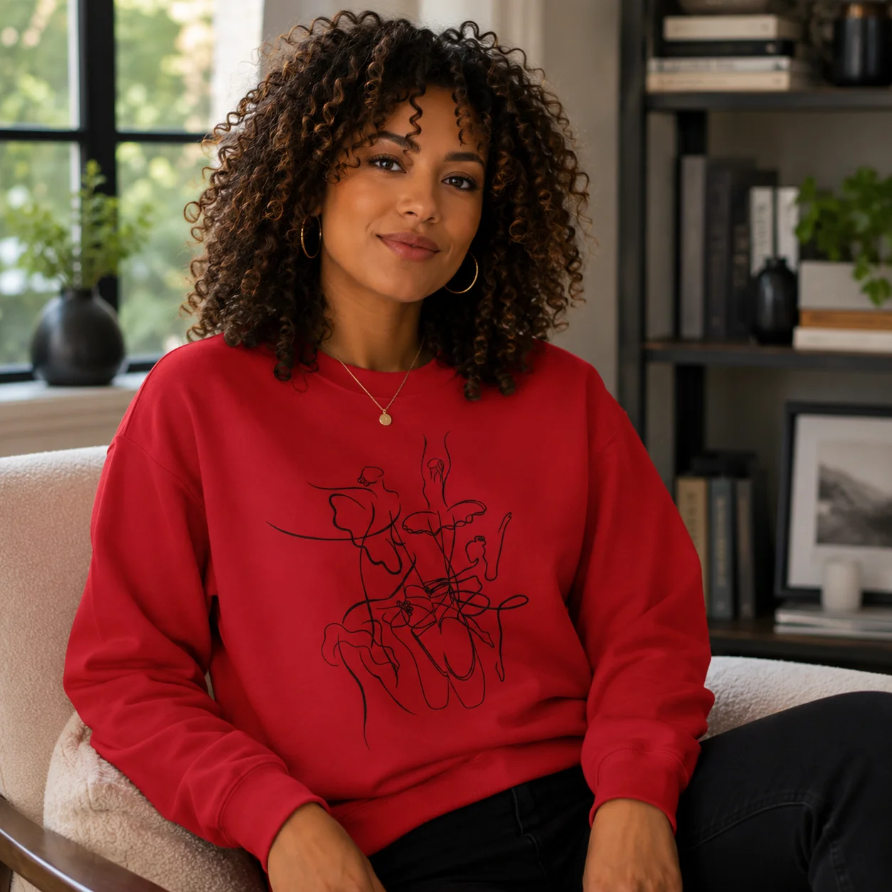 Red Sweatshirt