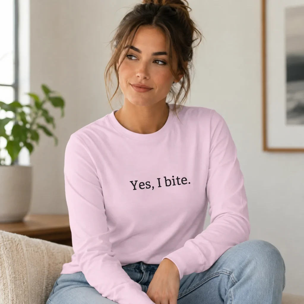Light Pink Long-Sleeve Tee
