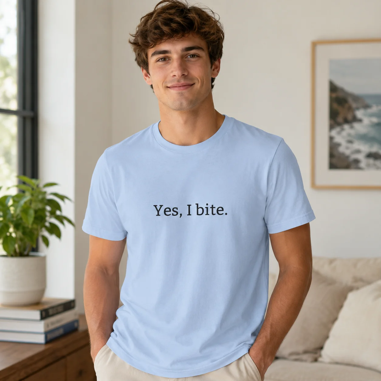 Baby Blue Tee
