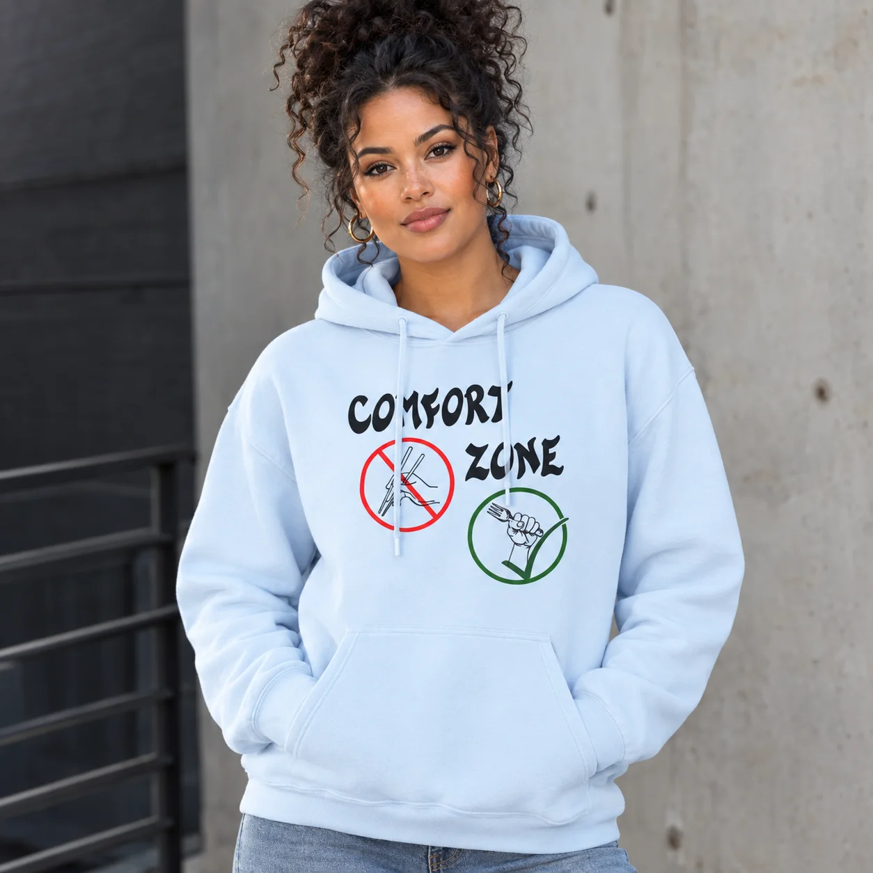 Light Blue Hoodie