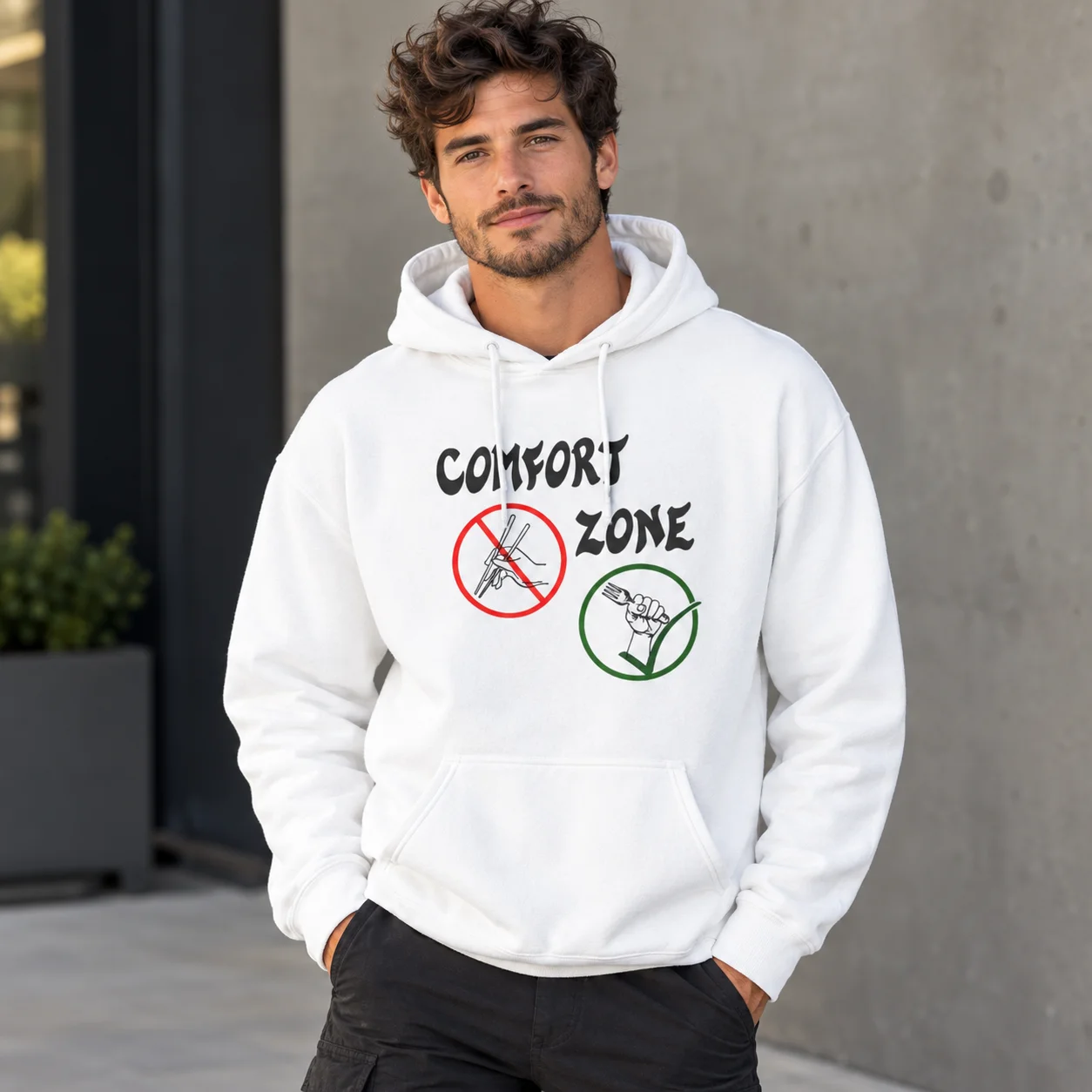 White Hoodie